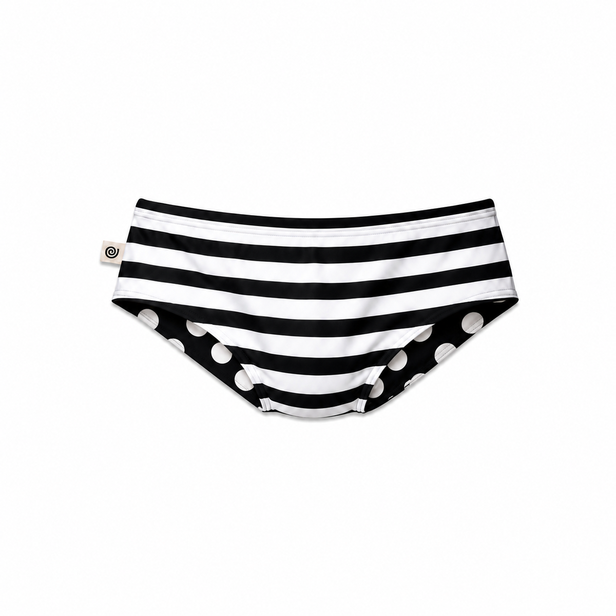 'Dots & Stripes' Reversible Sunga