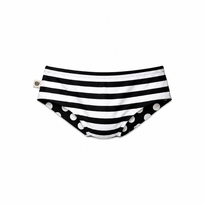 'Dots & Stripes' Reversible Sunga